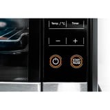 Rommelsbacher BGE 1580/E fornetto con tostapane 30 L 1580 W Nero, Acciaio inossidabile Grill, Mini forno accaio, 30 L, Nero, Acciaio inossidabile, Touch, 80 - 230 °C, Acciaio inossidabile, 120 min