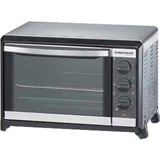 Rommelsbacher BG 1055/E 18L Nero, Acciaio inossidabile forno , Mini forno argento/Nero, 18 L, Nero, Acciaio inossidabile, Manopola, Acciaio inossidabile, 3 ripiani, 60 min, Vendita al dettaglio