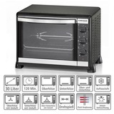 Rommelsbacher BG 1550 Forno elettrico 30 L Nero Nero, Forno elettrico, 30 L, 80 - 230 °C, Nero, Manopola, Meccanico, Vendita al dettaglio