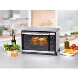 Rommelsbacher BG 1805/E fornetto con tostapane Acciaio inossidabile Grill, Mini forno accaio/Nero, Acciaio inossidabile, Manopola, 1800 W, 515 mm, 415 mm, 360 mm