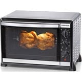 Rommelsbacher BG 1805/E fornetto con tostapane Acciaio inossidabile Grill, Mini forno accaio/Nero, Acciaio inossidabile, Manopola, 1800 W, 515 mm, 415 mm, 360 mm