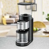 Rommelsbacher EKM 500 macina caffé Macinacaffè elettrico Nero, Acciaio inossidabile, Coffee Mill Nero/in acciaio inox, 230 V, 138 mm, 225 mm, 345 mm, LED