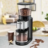 Rommelsbacher EKM 500 macina caffé Macinacaffè elettrico Nero, Acciaio inossidabile, Coffee Mill Nero/in acciaio inox, 230 V, 138 mm, 225 mm, 345 mm, LED