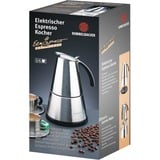 Rommelsbacher EKO 366/E Manuale Boccale per moca elettrico, Macchina per espresso accaio, Boccale per moca elettrico, 365 W, Acciaio inossidabile