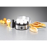 Rommelsbacher ER 400 Pentolino per uova 7 uovo/uova 400 W Nero, Acciaio inossidabile, Trasparente accaio/Nero, 205 mm, 175 mm, 135 mm, 800 g, 230 V
