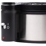 Rommelsbacher ER 400 Pentolino per uova 7 uovo/uova 400 W Nero, Acciaio inossidabile, Trasparente accaio/Nero, 205 mm, 175 mm, 135 mm, 800 g, 230 V