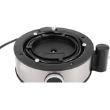 Rommelsbacher ER 400 Pentolino per uova 7 uovo/uova 400 W Nero, Acciaio inossidabile, Trasparente accaio/Nero, 205 mm, 175 mm, 135 mm, 800 g, 230 V