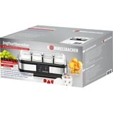 Rommelsbacher JG 40 yogurtiera 1,2 L 40 W, Joghurtmaker accaio/Nero, 40 W, 1,2 L, Nero, Acciaio inossidabile