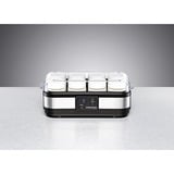 Rommelsbacher JG 40 yogurtiera 1,2 L 40 W, Joghurtmaker accaio/Nero, 40 W, 1,2 L, Nero, Acciaio inossidabile