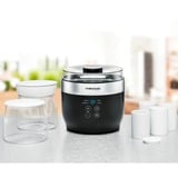 Rommelsbacher JG 80 yogurtiera 1,2 L Formaggi, Yogurt 20 W, Joghurtmaker Nero/in acciaio inox, 20 W, 1,2 L, Nero, Acciaio inossidabile