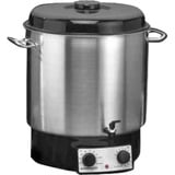 Rommelsbacher KA 2004/E spremiagrumi 2000 W Acciaio inossidabile, Conservatore acciaio inox satinato/Nero, Acciaio inossidabile, 27 L, 14 L, 1,5 m, Acciaio inossidabile, 2000 W