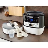 Rommelsbacher MD 1000 pentola a pressione 4 L Nero, Bianco 1000 W, Multi fornello bianco/Nero, 4 L, 4 L, Nero, Bianco, LCD, Digitale, Plastica
