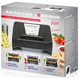 Rommelsbacher Multi Toast & Grill SWG 700 3-in-1 Max, Come contattare con grill Nero/in acciaio inox