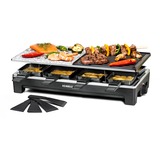 Rommelsbacher RCS 1350 griglia per raclette 8 persona(e) 1350 W Nero, Acciaio inossidabile Nero/in acciaio inox, 1350 W, 230 V, 485 mm, 233 mm, 141 mm, 5,4 kg