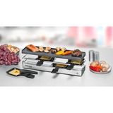 Rommelsbacher RC 800 griglia per raclette 4 persona(e) 795 W Nero, Argento argento, 795 W, 230 V, 435 mm, 215 mm, 135 mm, 2,3 kg