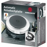 Rommelsbacher RK 501/SU piano cottura Nero Superficie piana Piastra sigillata 1 Fornello(i), Piastra riscaldante Nero, Nero, Superficie piana, Piastra sigillata, Acciaio inossidabile, 1 Fornello(i), 8 cm