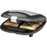 Rommelsbacher ST 1410 tostiera 1400 W Nero, Argento, Creatore del panino accaio/Nero, 1400 W, 230 V, 290 x 340 x 125 mm, Nero, Argento, Alluminio, Acciaio inossidabile