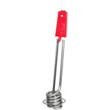 Rommelsbacher TS 1001 scaldabagno Metallico, Rosso, Bianco, Riscaldatore ad immersione rosso/in acciaio inox, 1000 W, Metallico, Rosso, Bianco