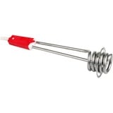 Rommelsbacher TS 1001 scaldabagno Metallico, Rosso, Bianco, Riscaldatore ad immersione rosso/in acciaio inox, 1000 W, Metallico, Rosso, Bianco
