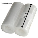 Rommelsbacher VRS 1560 accessorio per sottovuoto Rotolo per il sottovuoto, Pellicola per polvere trasparente, Rotolo per il sottovuoto, 150 mm, 6000 mm