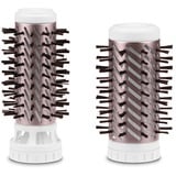 Rowenta Brush Activ Premium Care CF9540 Brush Activ' Premium Care, Spazzola Rotante ad Aria, doppio ionizzatore, Spazzola aria calda bianco/Rosa, Spazzola Rotante ad Aria, doppio ionizzatore, Spazzola ad aria calda, Caldo, Capelli bagnati/asciutti, 25 °C, 80 °C, Alluminio