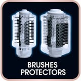 Rowenta Brush Activ Premium Care CF9540 Brush Activ' Premium Care, Spazzola Rotante ad Aria, doppio ionizzatore, Spazzola aria calda bianco/Rosa, Spazzola Rotante ad Aria, doppio ionizzatore, Spazzola ad aria calda, Caldo, Capelli bagnati/asciutti, 25 °C, 80 °C, Alluminio