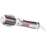 Rowenta Brush Activ Premium Care CF9540 Spazzola Rotante e Asciugante per Volume, Doppio Generatore di Ioni, con Setole Naturali, 1000 W, Rosa Cannella/Bianco/Alluminio bianco/Rosa, Doppio Generatore di Ioni, con Setole Naturali, 1000 W, Rosa Cannella/Bianco/Alluminio, Spazzola ad aria calda, Caldo, Capelli bagnati/asciutti, Alluminio, Metallico, Bianco, Gancio per appendere, 1,8 m