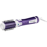 Rowenta Brush Activ Volume & Shine BRUSH ACTIV VOLUME&SHINE bianco/Viola, Spazzola ad aria calda, Caldo, Capelli bagnati/asciutti, Viola, Bianco, Sintetico, Gancio per appendere