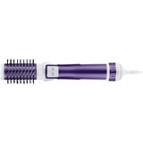 Rowenta Brush Activ Volume & Shine BRUSH ACTIV VOLUME&SHINE bianco/Viola, Spazzola ad aria calda, Caldo, Capelli bagnati/asciutti, Viola, Bianco, Sintetico, Gancio per appendere