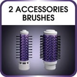 Rowenta Brush Activ Volume & Shine BRUSH ACTIV VOLUME&SHINE bianco/Viola, Spazzola ad aria calda, Caldo, Capelli bagnati/asciutti, Viola, Bianco, Sintetico, Gancio per appendere