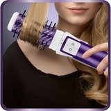 Rowenta Brush Activ Volume & Shine BRUSH ACTIV VOLUME&SHINE, Spazzola aria calda bianco/Viola, Spazzola ad aria calda, Caldo, Capelli bagnati/asciutti, Viola, Bianco, Sintetico, Gancio per appendere