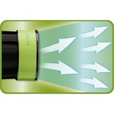 Rowenta CV6030 1500 W Nero, Asciugacapelli Nero/Verde, Nero, 1500 W, 2110 W