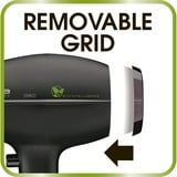 Rowenta CV6030 INSTANT DRY, Asciugacapelli Nero/Verde, dC, 5,2 g/min, Nero, Verde, Gancio per appendere, 1,8 m, Cina