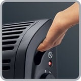 Rowenta Convector Vectissimo II CO3035 TERMOCONVETTORE VECTISSIMO II, Livello convettore Nero, Stufa elettrica a convezione, 1,2 m, IP20, Interno, Pavimento, Nero