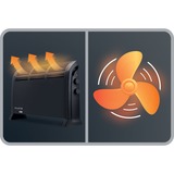 Rowenta Convector Vectissimo II TERMOCONVETTORE VECTISSIMO II, Livello convettore Nero, Stufa elettrica a convezione, Cina, 1,2 m, IP20, Interno, Pavimento