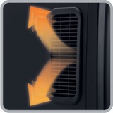 Rowenta Convector Vectissimo II TERMOCONVETTORE VECTISSIMO II, Livello convettore Nero, Stufa elettrica a convezione, Cina, 1,2 m, IP20, Interno, Pavimento