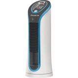 Rowenta Eole COMPACT, Ventilatore bianco, Ventilatore a torre domestico, Nero, Blu, 60 dB, Touch, 8 h, LED