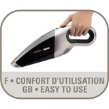Rowenta Extenso Dry AC4769 Extenso Cyclonic Aspirabriciole Cordless con Bocchetta, 7.2 V, Lancia Piatta Integrata, Nero/Grigio Nero/Argento, 7.2 V, Lancia Piatta Integrata, Nero/Grigio, Secco, Ciclonico, Cina, Senza sacchetto, Nero, Marrone, Argento, 0,375 L