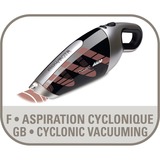 Rowenta Extenso Dry, Aspirapolvere portatile Nero/Argento, Secco, Ciclonico, Cina, Senza sacchetto, Nero, Marrone, Argento, 0,375 L