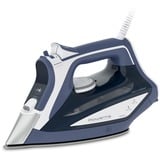 Rowenta FOCUS EXCEL, Ferro da stiro blu/Bianco, Ferro a vapore, Piastra solare Microsteam 400 HD Laser, 1,9 m, 170 g/min, Blu, Bianco, 45 g/min