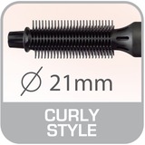 Rowenta Fashion Stylist CF3910CH Spazzola ad aria calda Caldo Bianco bianco/Oro, Spazzola ad aria calda, Caldo, Bianco, AC, 2,1 cm, 2,5 cm