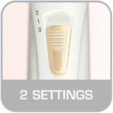 Rowenta Fashion Stylist CF3910CH Spazzola ad aria calda Caldo Bianco bianco/Oro, Spazzola ad aria calda, Caldo, Bianco, AC, 2,1 cm, 2,5 cm