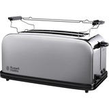 Russell Hobbs 23610-56 tostapane 4 fetta/e Nero, Acciaio inossidabile acciaio inox satinato, 4 fetta/e, Nero, Acciaio inossidabile, Pulsanti, Manopola