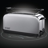 Russell Hobbs 23610-56 tostapane 4 fetta/e Nero, Acciaio inossidabile acciaio inox satinato, 4 fetta/e, Nero, Acciaio inossidabile, Pulsanti, Manopola