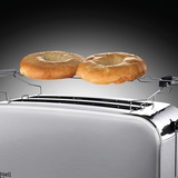Russell Hobbs 23610-56 tostapane 4 fetta/e Nero, Acciaio inossidabile acciaio inox satinato, 4 fetta/e, Nero, Acciaio inossidabile, Pulsanti, Manopola