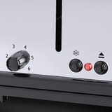 Russell Hobbs 23610-56 tostapane 4 fetta/e Nero, Acciaio inossidabile acciaio inox satinato, 4 fetta/e, Nero, Acciaio inossidabile, Pulsanti, Manopola