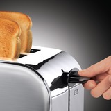 Russell Hobbs 23610-56 tostapane 4 fetta/e Nero, Acciaio inossidabile acciaio inox satinato, 4 fetta/e, Nero, Acciaio inossidabile, Pulsanti, Manopola