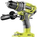Ryobi R18PD7-0 1800 Giri/min Senza chiave 1,7 kg Nero, Giallo, Cordless verde/Nero, Trapano con impugnatura a pistola, Senza chiave, Senza spazzola, 1,3 cm, 1800 Giri/min, 5,4 cm