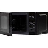 SHARP R-200BKW forno a microonde Superficie piana 20 L 800 W Nero Nero, Superficie piana, 20 L, 800 W, Manopola, Nero, 25,5 cm