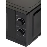 SHARP R-200BKW forno a microonde Superficie piana 20 L 800 W Nero Nero, Superficie piana, 20 L, 800 W, Manopola, Nero, 25,5 cm